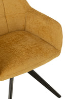 Chair Louna Iron/Acrylic Ochre