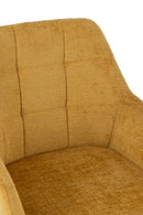 Chair Louna Iron/Acrylic Ochre