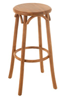 Bar Stool Ali Teak Wood Natural