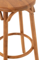 Bar Stool Ali Teak Wood Natural