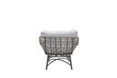 Logan fauteuil inclusief voetenbank - rope taupe - valley sand - Majorr