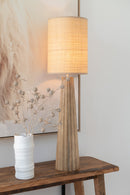 Table Lamp Umbrella Ailanthus Wood Natural Small