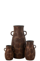 Vase Amphore Terra Brown/Rust Large