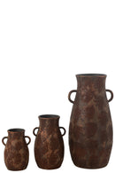 Vase Amphore Terra Brown/Rust Large