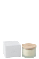 Scented Candle Accords Essentiels Fleur Blanche-28H