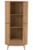 Shelf Rounded Mdf/Pine Wood Natural