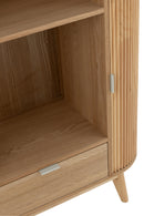 Shelf Rounded Mdf/Pine Wood Natural