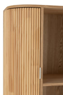 Shelf Rounded Mdf/Pine Wood Natural