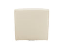 Chair Swivel Square Poplar Wood/Foam Cream