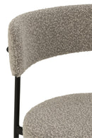 Chair Boucle Plywood/Polyester Grey/Black