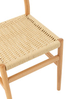 Chair Lap Beech Wood/Rope Natural