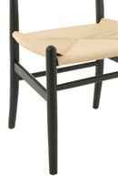 Chair Toon Beech Wood/Rope Black