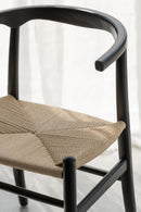 Chair Toon Beech Wood/Rope Black