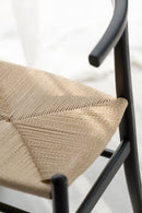 Chair Toon Beech Wood/Rope Black