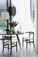 Chair Toon Beech Wood/Rope Black