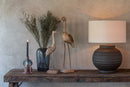 Decoration Bird Mango Wood/Metal Beige/Black Large