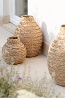 Vase Braided Seagrass Natural Large