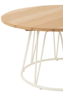 Table Zoa Steel/Polyethylene White