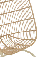 Hanging Chair Egga Steel/Rope Beige