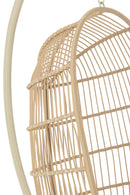 Hanging Chair Egga Steel/Rope Beige