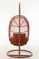 Hanging Chair Egga Steel/Rope Red