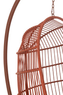 Hanging Chair Egga Steel/Rope Red
