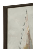 Set Of 3 Painting Hog Acrylic/Canvas Mix