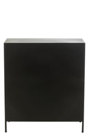 Cupboard 16 Drawers Wood/Metal Brown