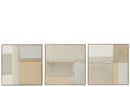 Painting Tod Canvas/Pinewood Mix Assortment Of 3