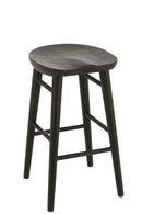 Bar Chair Mika Teak Black - Majorr