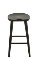 Bar Chair Mika Teak Black - Majorr