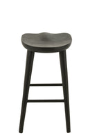 Bar Chair Mika Teak Black - Majorr