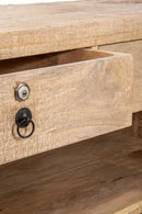 J Line Bar 3 Lade+3 Schappen Hout Naturel