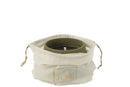 Outdoor Candle Cyra Cement Green Small-18 Hours