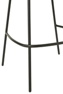 Bar Stool Bar Stool With Iron Legs Iron Beige/Black