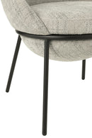 Dining Chair Dining Chair With Iron Legs Iron Grey/Black