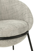 Dining Chair Dining Chair With Iron Legs Iron Grey/Black