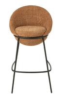 Bar Stool Bar Stool With Iron Legs Iron Terracotta/Black - Majorr