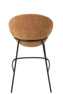 Bar Stool Bar Stool With Iron Legs Iron Terracotta/Black - Majorr