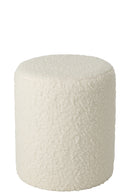 Stool Fur Mdf White