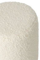 Stool Fur Mdf White