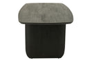 Dining Table Acacia Wood Black