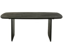 Dining Table Acacia Wood Black