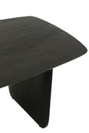 Dining Table Acacia Wood Black
