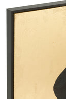 Painting Rectangle Zora Ps Black/Gold Colored