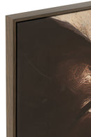 Painting Rectangle Gaya Ps Taupe/Dark Brown