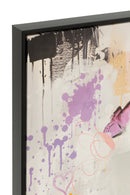 Painting Ballerina Acrylic Multicolored