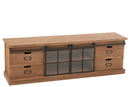 Tv Stand Mia Fir Wood Natural