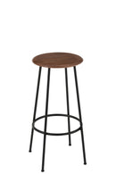 Bar Chair Neo Steel Natural/Black