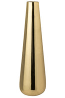 Floor Vase Aluminium Rose Gold Colored Large